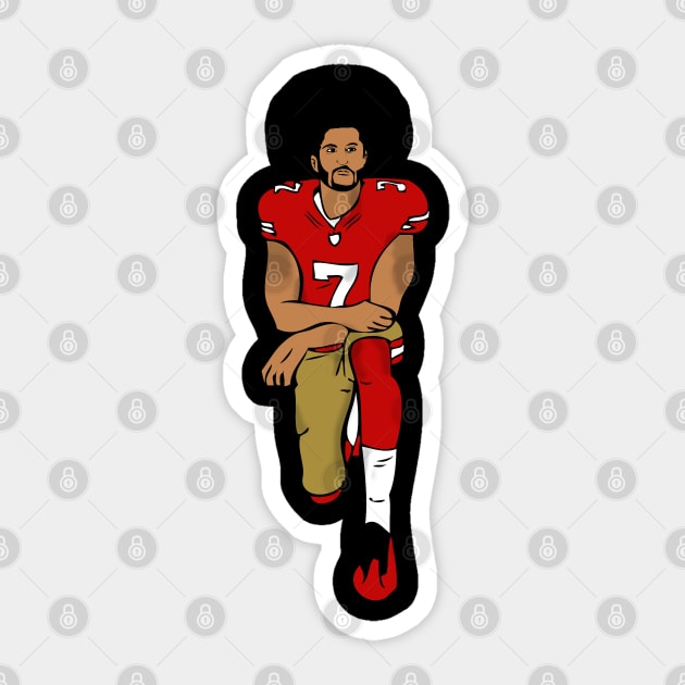 Kaepernick Sticker by Corecustom